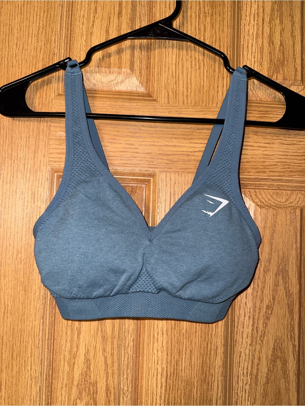 Gymshark Slate Blue Seamless Light-Support Sports Bra